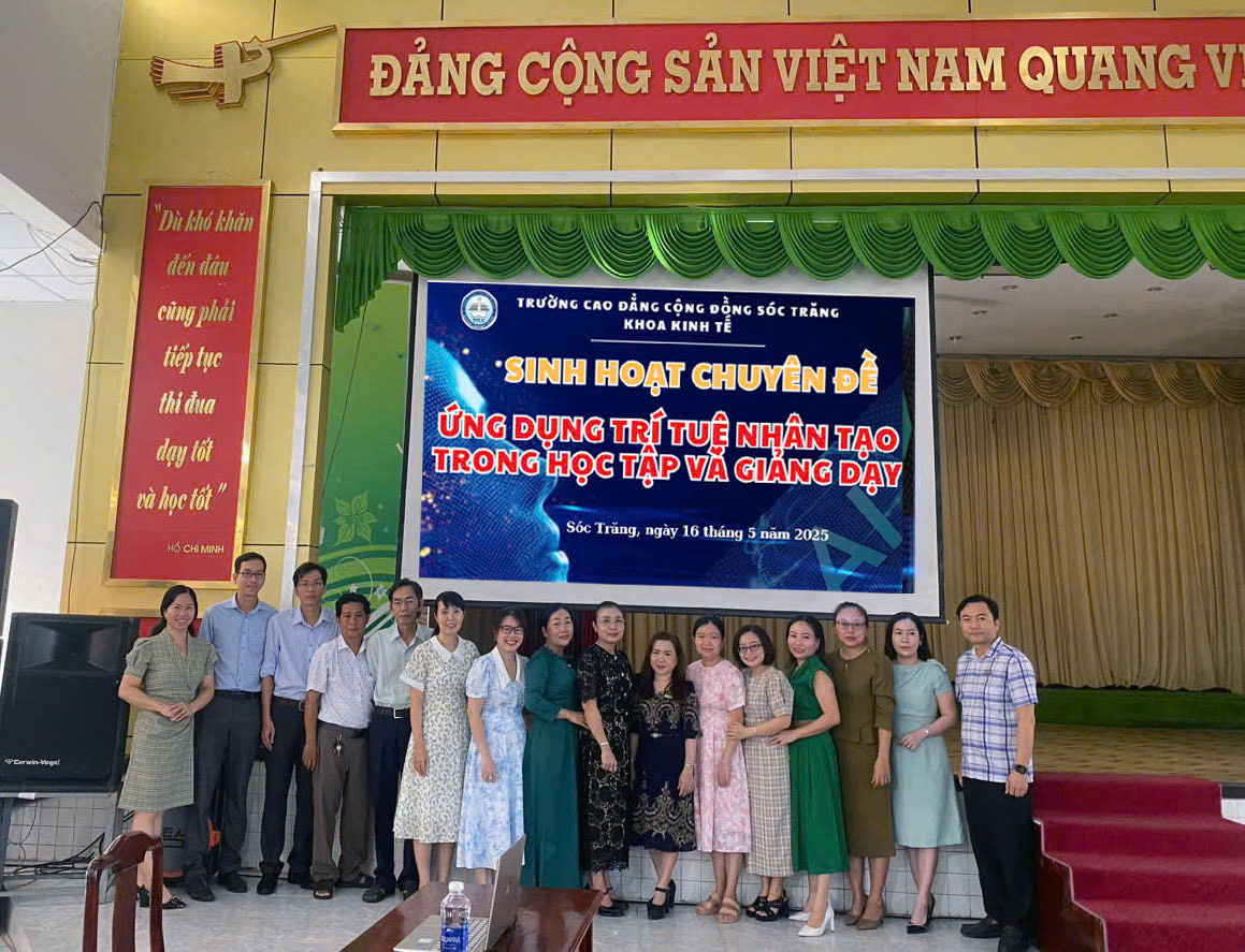 Sinh hoạt chuyên đề "Ứng dụng trí tuệ nhân tạo trong học tập và giảng dạy"