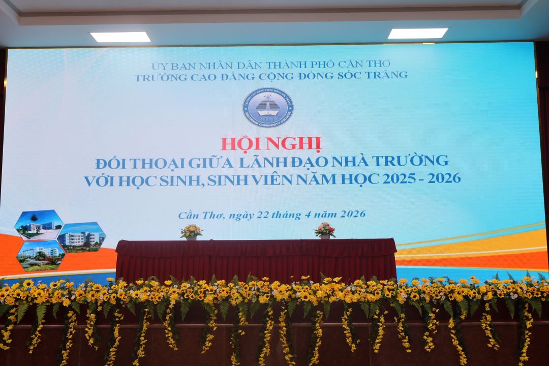 Hội nghị đối thoại giữa lãnh đạo Nhà trường  với học sinh, sinh viên năm học 2025-2026